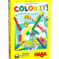 Board Game<Color It! HAB 305677 - Miniature Marvels: Airplane Models & Painted Dice