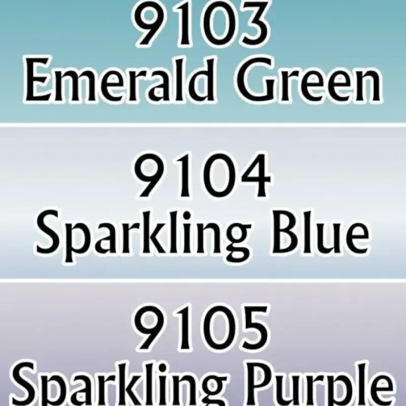 Paint<Colored Metallics Two: MSP Triads RPR 09735 - Miniature Marvels: Airplane Models & Painted Dice