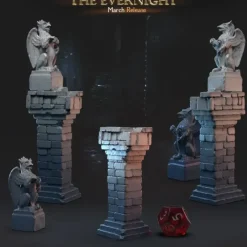 Shop All*Column and Gargoyle - Miniature Marvels: Airplane Models & Painted Dice