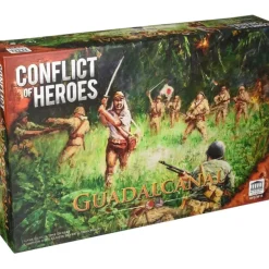 Board Game<Conflict of Heroes: Guadalcanal AYG 5014 - Miniature Marvels: Airplane Models & Painted Dice