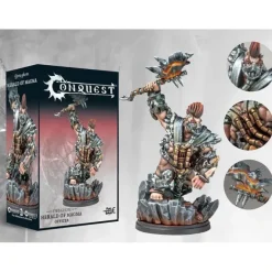 Miniature<Conquest, Dweghom - Herald of Magma (Officer) (PBW7343) LTG CONQ-13406 - Miniature Marvels: Airplane Models & Painted Dice
