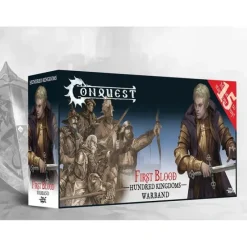 Miniature<Conquest, Hundred Kingdoms - First Blood Warband (PBW6060) LTG CONQ-15233 - Miniature Marvels: Airplane Models & Painted Dice