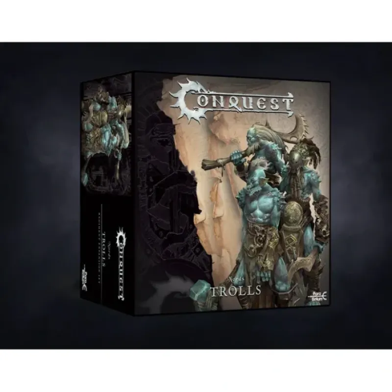 Miniature<Conquest, Nords - Trolls (PBW4407) LTG CONQ-12461 - Miniature Marvels: Airplane Models & Painted Dice