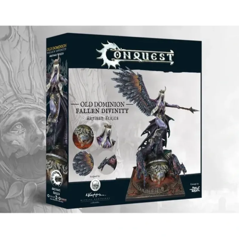 Miniature<Conquest, Old Dominion - Fallen Divinity Artisan Series (PBOD401) LTG CONQ-13529 - Miniature Marvels: Airplane Models & Painted Dice