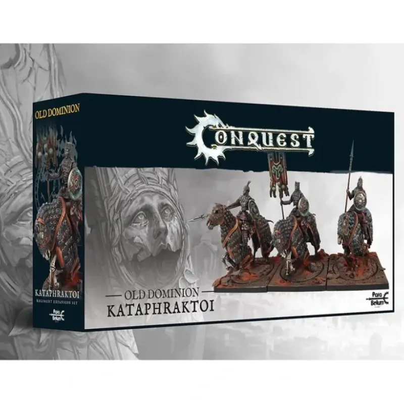 Miniature<Conquest, Old Dominion - Kataphraktoi (PBOD201) LTG CONQ-13505 - Miniature Marvels: Airplane Models & Painted Dice