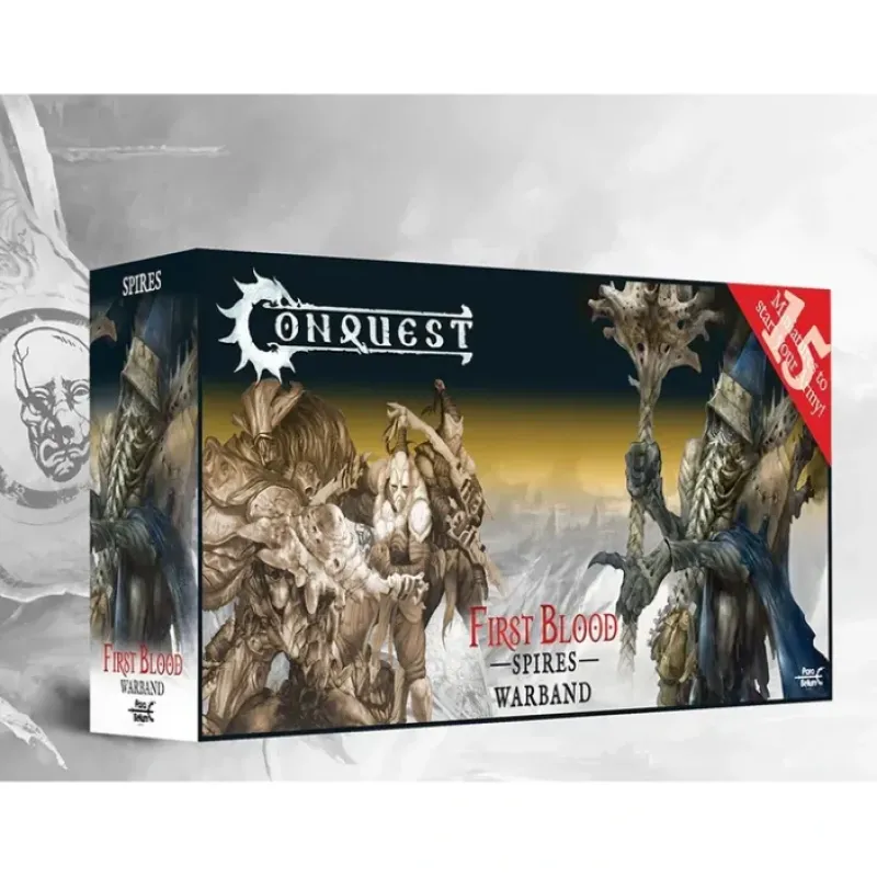 Miniature<Conquest, Spires - First Blood Warband (PBW6061) LTG CONQ-15240 - Miniature Marvels: Airplane Models & Painted Dice