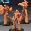 Miniature<Construct Guards - Miniature Marvels: Airplane Models & Painted Dice