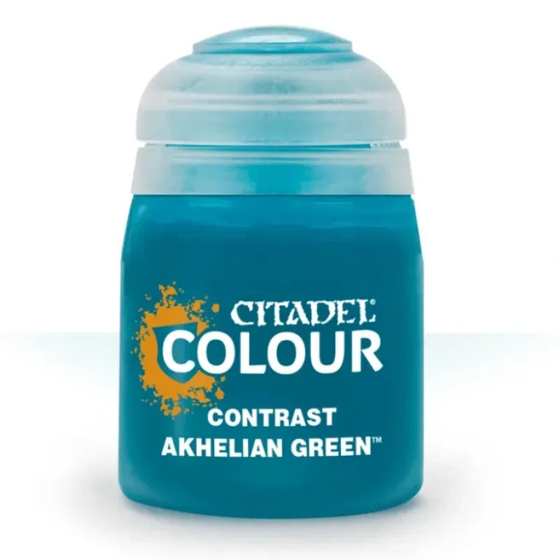 Paint<CONTRAST: AKHELIAN GREEN (18ML) - Miniature Marvels: Airplane Models & Painted Dice