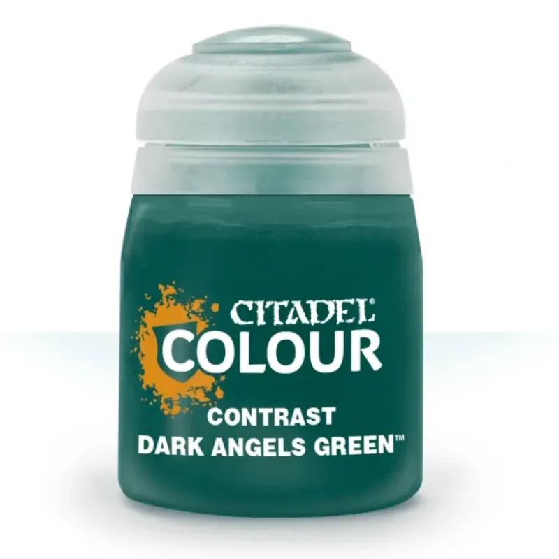 Paint<CONTRAST: DARK ANGELS GREEN (18M - Miniature Marvels: Airplane Models & Painted Dice