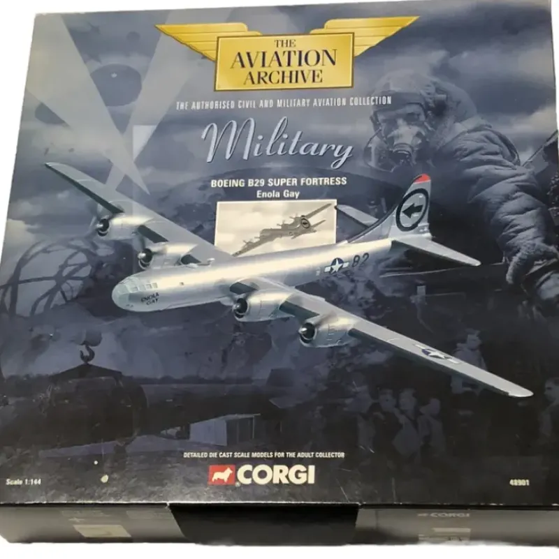 Airplane Model*Corgi 48901 1:144 B-29 Superfortress USAAF "Enola Gay" - Miniature Marvels: Airplane Models & Painted Dice
