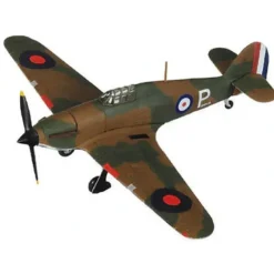 Airplane Model*Corgi A32019 1:72 Hawker Hurricane Mk I RAF No.73 Sqn, "Paddy III", Edgar 'Cobber' Kain, Rouvres - Miniature Marvels: Airplane Models & Painted Dice