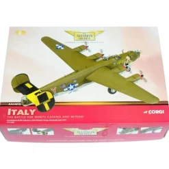 Airplane Model*Corgi AA34010 1:72 Consolidated B-24H Liberator "Pistol Packin Mama" - Miniature Marvels: Airplane Models & Painted Dice