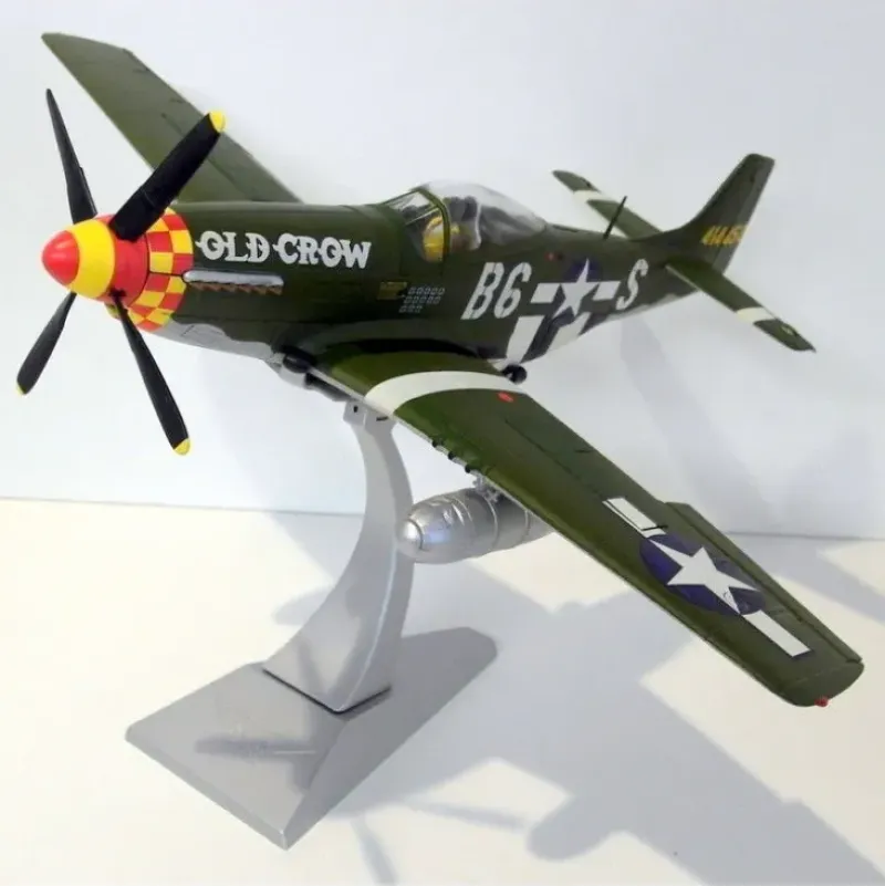 Airplane Model*Corgi AA34402 1:32 P-51D Mustang Bud Anderson Old Crow - Miniature Marvels: Airplane Models & Painted Dice