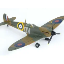 Airplane Model*Corgi AA31905 1:72 Spitfire Mk I RAF No.19 Sqn, P8386, Brian Lane, RAF Fowlmere, England, Battle of Britain, 1940 - Miniature Marvels: Airplane Models & Painted Dice