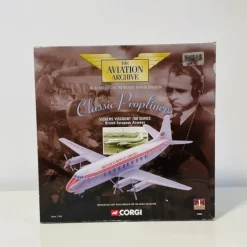 Airplane Model*Corgi AA47601 1:144 Vickers Viscount 700 British European Airways - Miniature Marvels: Airplane Models & Painted Dice