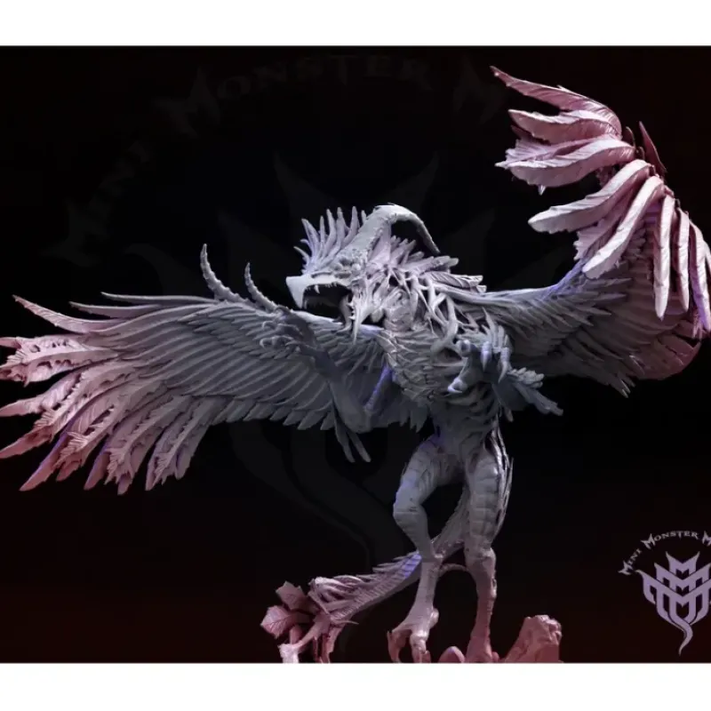 Miniature<Corrupt Phoenix - Miniature Marvels: Airplane Models & Painted Dice
