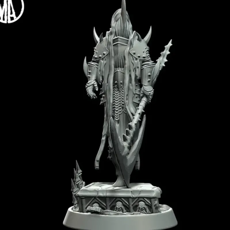 Miniature<Corrupted Fiend Idle - Miniature Marvels: Airplane Models & Painted Dice
