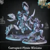 Miniature<Corrupted Pirate Minions - Miniature Marvels: Airplane Models & Painted Dice