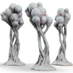 Miniature<Corrupted Trees Bundle - Miniature Marvels: Airplane Models & Painted Dice