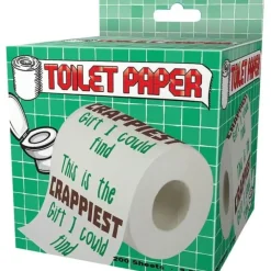 Egpull<"Crappiest Gift I could Find" Toilet Paper Bathroom Gags, Pranks, Office Gift - Miniature Marvels: Airplane Models & Painted Dice
