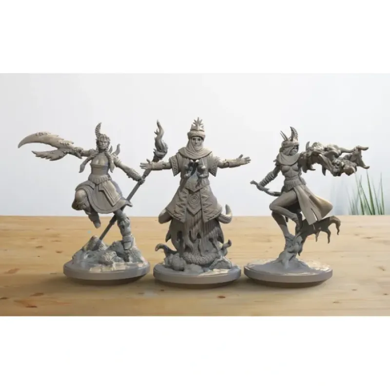 Miniature<Cult Fanatics - Miniature Marvels: Airplane Models & Painted Dice
