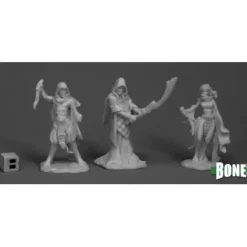 Miniature<Cultists (3): Bones RPR 77517 - Miniature Marvels: Airplane Models & Painted Dice