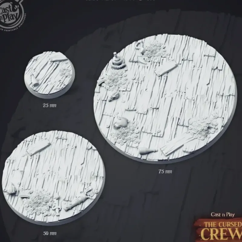 Miniature<Cursed Crew Base Bundle - Miniature Marvels: Airplane Models & Painted Dice