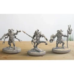 Miniature<Cursed Satyrs Bundle - Miniature Marvels: Airplane Models & Painted Dice