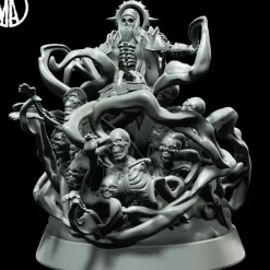 Miniature<Cursed Summoner - Miniature Marvels: Airplane Models & Painted Dice