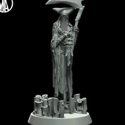 Miniature<Cursed Wretch at Attention - Miniature Marvels: Airplane Models & Painted Dice