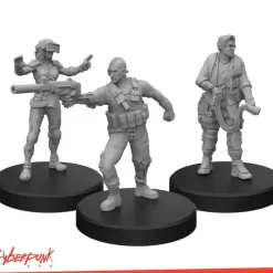 Shop All*Cyberpunk RED Miniatures: Edgerunners A - MFC 33001 - Miniature Marvels: Airplane Models & Painted Dice