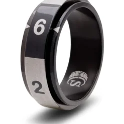 Shop All*D6 Dice Ring (Black - Size 10): CritSuccess - Miniature Marvels: Airplane Models & Painted Dice