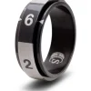 Shop All*D6 Dice Ring (Black - Size 11): CritSuccess - Miniature Marvels: Airplane Models & Painted Dice