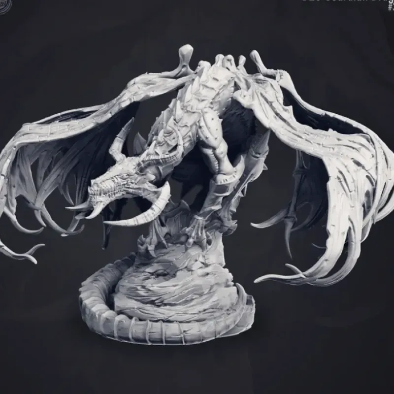 Miniature<D20 Dragon - Miniature Marvels: Airplane Models & Painted Dice