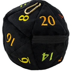 Accessories<D20 Plush Dice Bag - Rainbow - Miniature Marvels: Airplane Models & Painted Dice