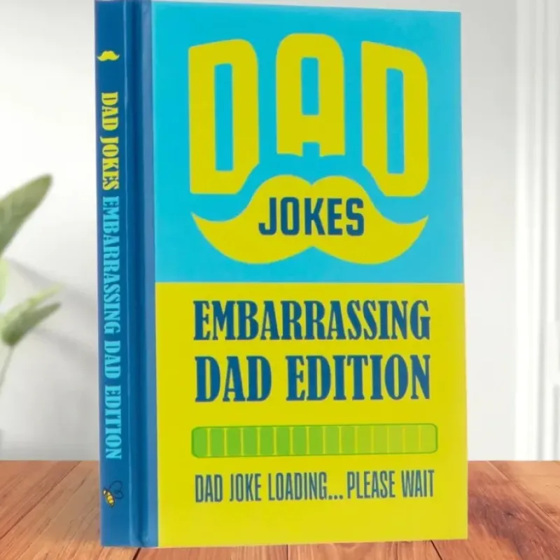 Egpull<Dad Jokes - Embarrassing Edition Hardcover Book - Hysterical Father's Gag Gift - Miniature Marvels: Airplane Models & Painted Dice