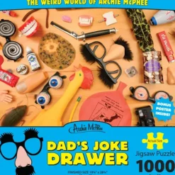 Egpull<Dad's Joke Drawer Puzzle ~ GaG's & Prank Items! ~ Weird World of Archie McPhee - Miniature Marvels: Airplane Models & Painted Dice