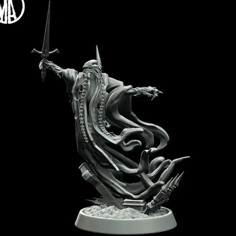 Miniature<Damned Spirit Commanding - Miniature Marvels: Airplane Models & Painted Dice