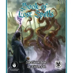 Shop All*D&D 5E Book of Lost Spells - Miniature Marvels: Airplane Models & Painted Dice