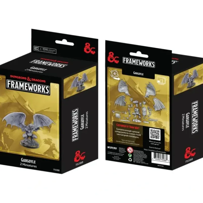 Miniature<D&D Frameworks: Gargoyle WZK 75088 - Miniature Marvels: Airplane Models & Painted Dice