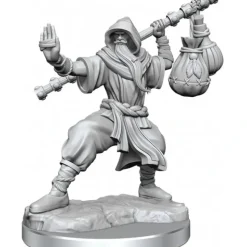 Miniature<D&D Frameworks: W01 - Human Monk Male WZK 75075 - Miniature Marvels: Airplane Models & Painted Dice