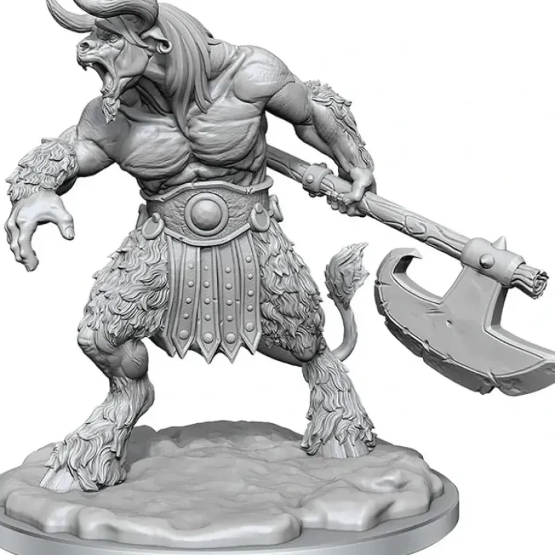 Miniature<D&D Frameworks: W01 - Minotaur WZK 75056 - Miniature Marvels: Airplane Models & Painted Dice