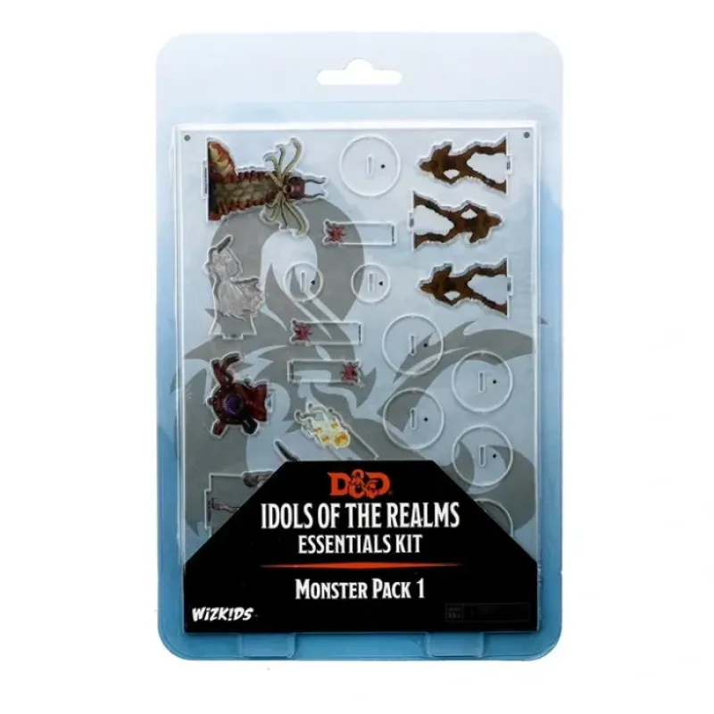 Miniature<D&D Idols of the Realms: Essentials 2D Miniatures - Monster Pack 1 WZK 94500 - Miniature Marvels: Airplane Models & Painted Dice