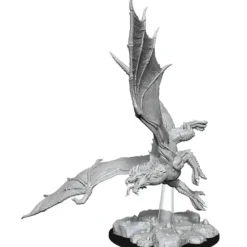 Shop All*D&D: Nolzur's Marvelous Minis: Young Green Dragon W8 (Unpainted) - Miniature Marvels: Airplane Models & Painted Dice