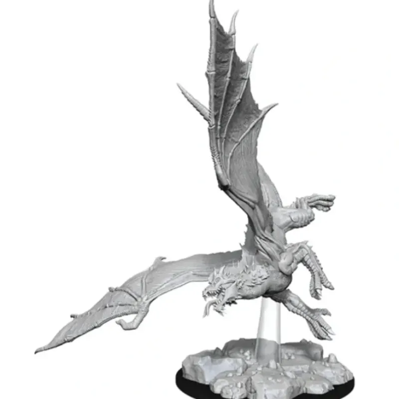 Shop All*D&D: Nolzur's Marvelous Minis: Young Green Dragon W8 (Unpainted) - Miniature Marvels: Airplane Models & Painted Dice