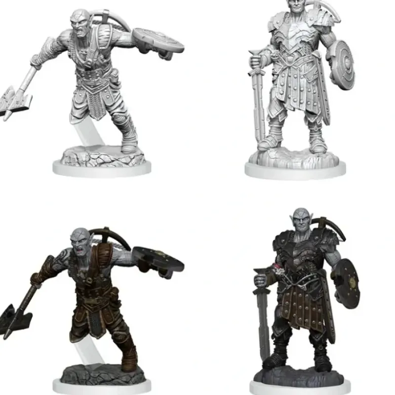 Miniature<D&D Nolzur's Marvelous Miniatures: Earth Genasi Fighter WZK 90402 - Miniature Marvels: Airplane Models & Painted Dice