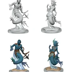 Miniature<D&D Nolzur's Marvelous Miniatures: Merfolk WZK 90414 - Miniature Marvels: Airplane Models & Painted Dice