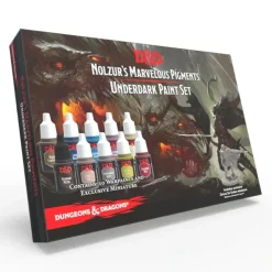 Paint<D&D Nolzur's Marvelous Pigments: Underdark Paint Expansion Set TAP 75004 - Miniature Marvels: Airplane Models & Painted Dice