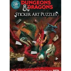 Shop All*D&D: Sticker Art Puzzles - Miniature Marvels: Airplane Models & Painted Dice