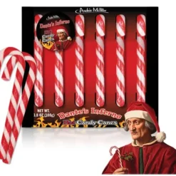 Egpull<Dante's Inferno Spicy Hot Candy Canes Christmas Holiday Fun Gag - Archie McPhee - Miniature Marvels: Airplane Models & Painted Dice